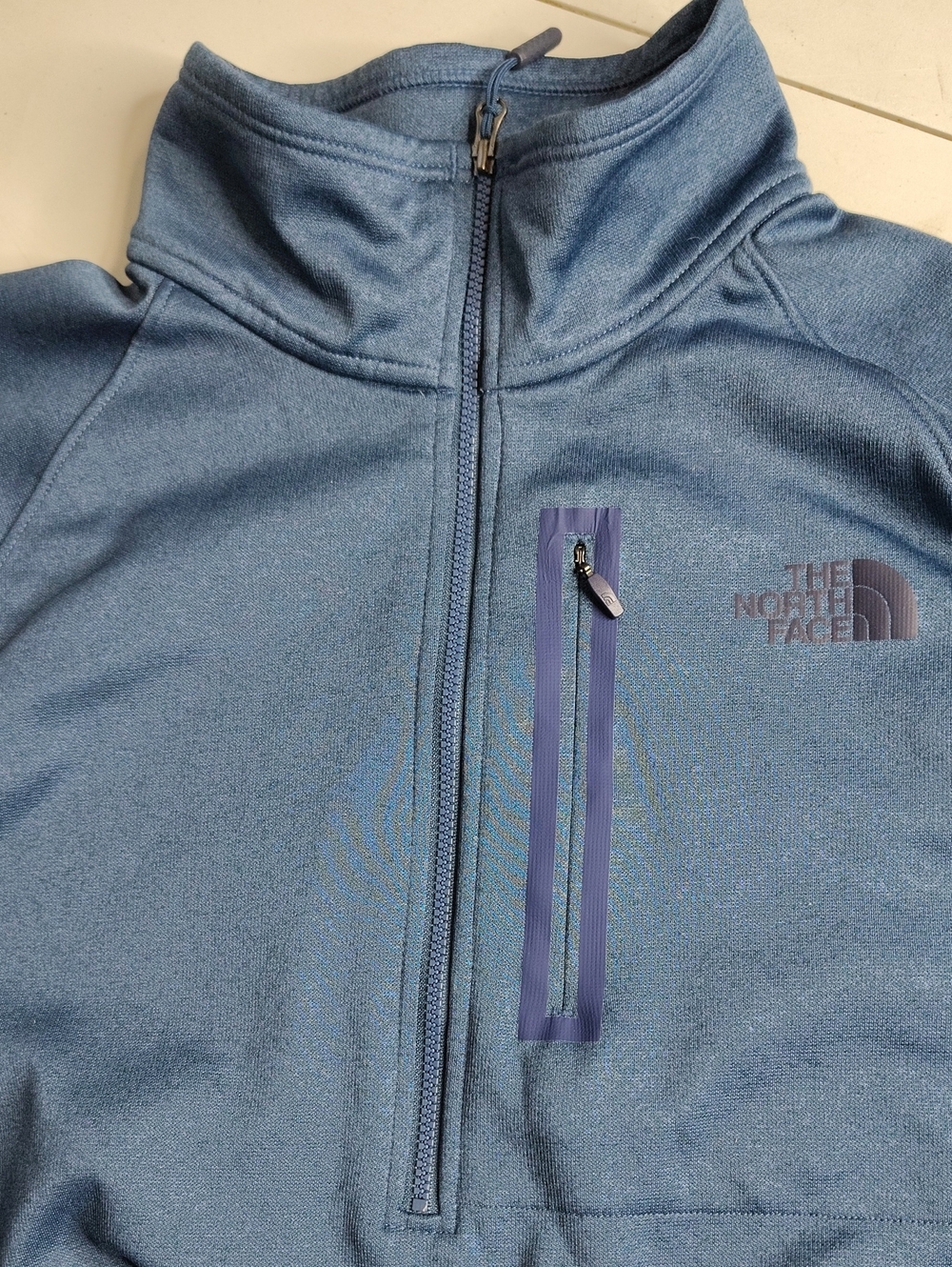 The North Face Canyonlands Half Zip Fleece Pullover Shady Blue Heather Size L - Picture 12 of 15